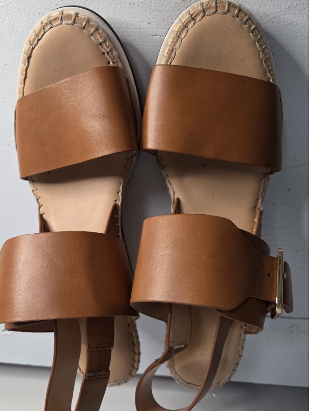 Tommy Hilfiger Wedge Sandals Size 11 - Picture 10 of 11
